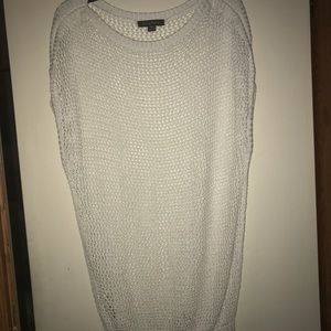 White fishnet Tommy Bahama bathing suit coverup